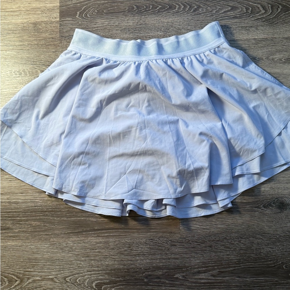 lululemon athletica Light Blue Pleated Mini Skirt